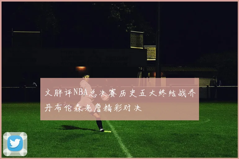 文胖评NBA总决赛历史五大终结战乔丹布伦森老詹精彩对决